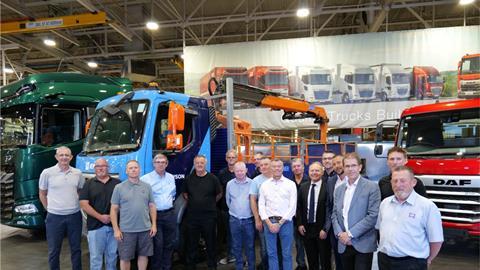 The drivers were also given a tour of DAF's Leyland factory.