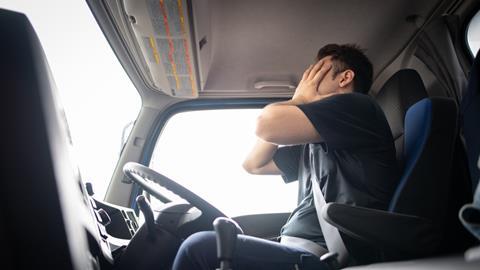 Stressed driver