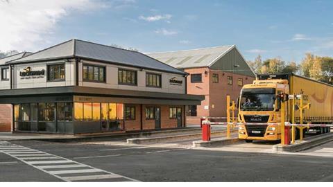 Lockwood Haulage truck on site