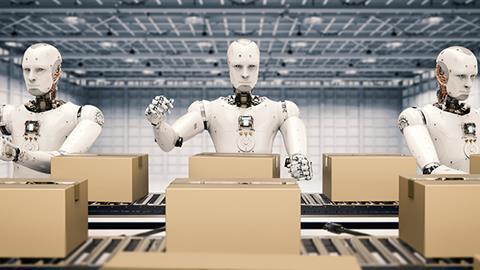 robots parcels