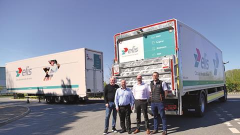 Print (huge) - Tiger supplies more rigid bodywork & double deck trailer to Elis via Ford & Slater DAF 2026