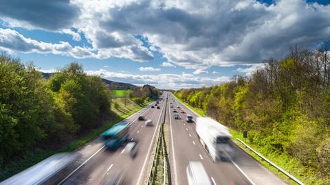 Rural motorway
