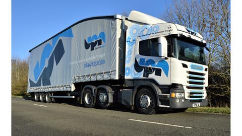 UPN truck parked on road