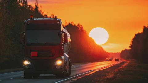 red truck crop