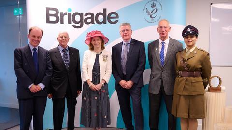 Roger Gough, Christopher Hanson-Abbott, OBE, Lady Colgrain, Philip Hanson-Abbott, Mr Kevin Holford, Cadet Regimental Sergeant Major Layana Joshy