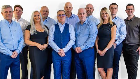New team Mike Ogwin, Jamie Wright, Claire Hood, Anthony Robinson, Derek Lyon, Andrew Vickers, Harvey Douglas, Paul Taylor, Kelly Fairbrother, Jack Fairbrother and Andy Carr.
