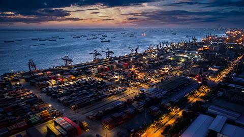 Shanghai container terminal