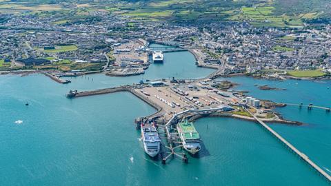 Holyhead Port aerial