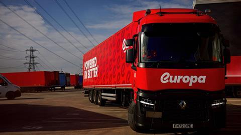 Europa Worldwide Group Truck