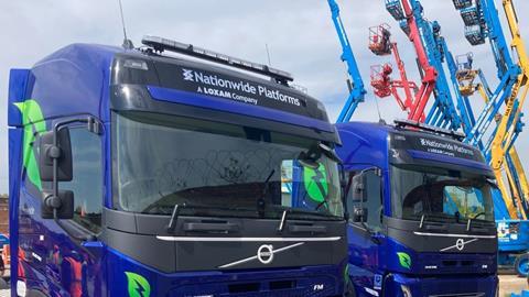 Nationwide Platforms' new Volvo Electric Trucks