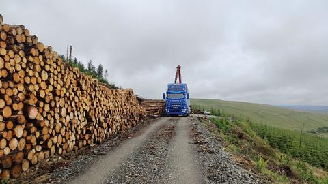Scotland timber transport