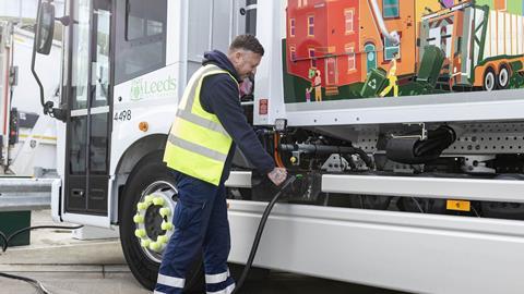 Charging will take place overnight at the council’s depot.