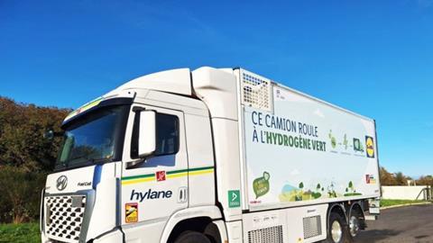 Lidl's hydrogen-powered truck