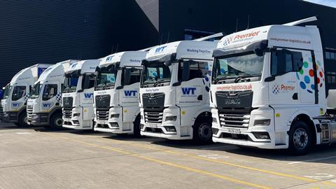 WT Transport newly branded vehicles