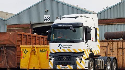 North West Recycling's new T520 tax axle