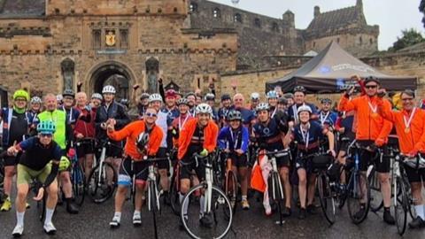 Transaid Edinburgh ride