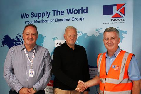 Barry Bown (M) with CEO Ged Garabini (R) and Lee Crank Director of Business Development (L)_