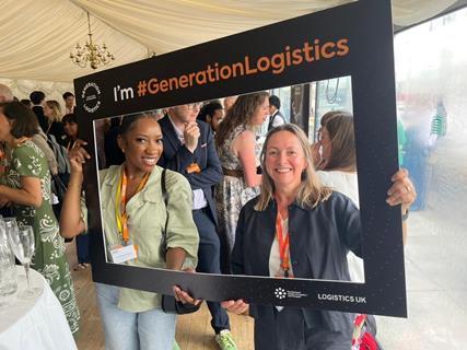 L-R Yanique Barnett-Brown & Sally Watson at Generation Logistic's Parliamentary Reception