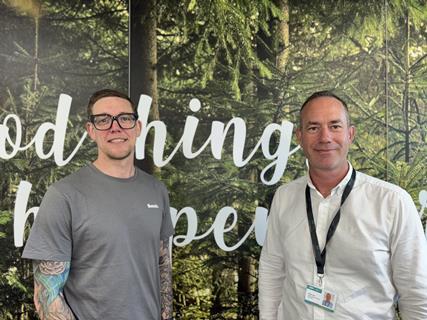 Martin Stacey (l) and Andy Lee.