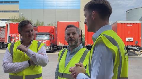 (L to r) Andrew Baxter, Dan Cook and Jack Baxter.