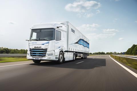 DAF XF Electric - DAF joins international platform for charging point reservation-2