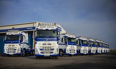 Simon Gibson Volvo FHs