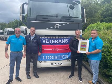 Armstrong Logistics awarded Gold Patron status by Veterans into Logistics