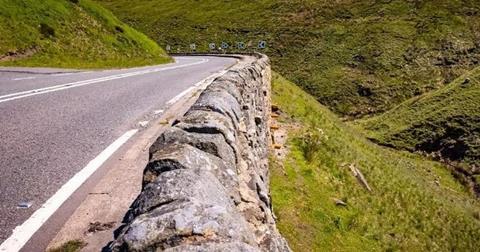 A stretch of the A57 Snake Pass.