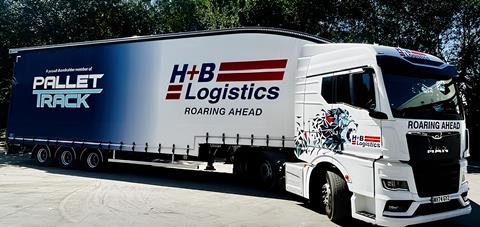 H&B Logistics dual branded trailer