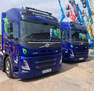 Nationwide Platforms' new Volvo Electric Trucks