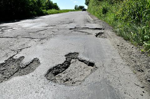 potholes