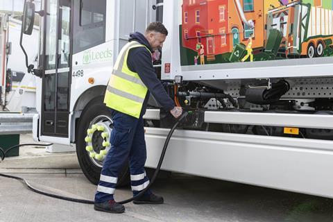 Charging will take place overnight at the council’s depot.