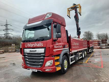 Euro 6 Marshalls lorry