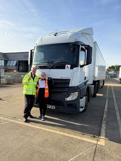 Jess Simmons progressed in the company and has now achieved her Class 1 licence.