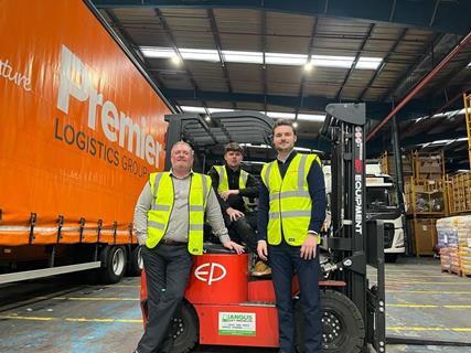 Lee Christopher and sons Sam and Macauley (L-R)