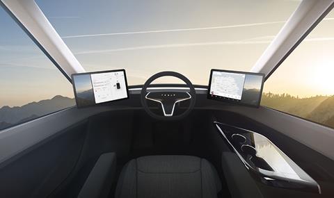 tesla inside