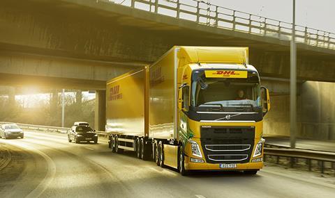 DHL 60 tonne Volvo FH