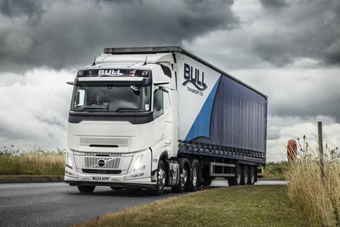 JP Bull Transport has taken delivery of Wales’ first Volvo FH Aero 500 6x2 tractor unit