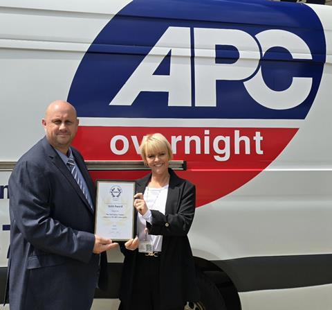 Marc Oliver, APC QHSE manager and Lydia Hopley, Assistant Quality, Health, Safety & Environmental Manager