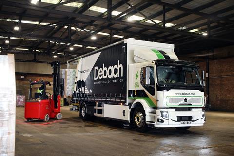 Ipswich-based Debach has added a new Volvo FE Electric to its busy operation.