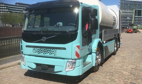 Volvo FE Electric on road