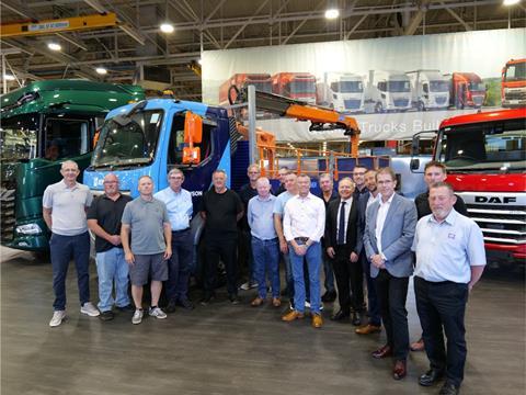 The drivers were also given a tour of DAF's Leyland factory.