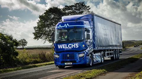 Welch's Renault truck E-Tech T
