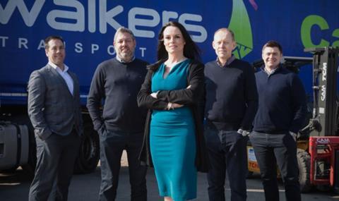 2. Member of the board - Walkers Transport's new sales director, Janine McMaster with fellow board members, Chris Burlet, Scott Hobman, Keith Robinson and Jason Scott