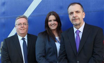 Palletline has recruited Peter Stewart (L), Amy Liston and Peter Carter as its new GM for business development.