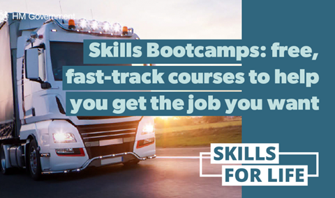 Skills Bootcamps in HGV driving - Free fast-track courses