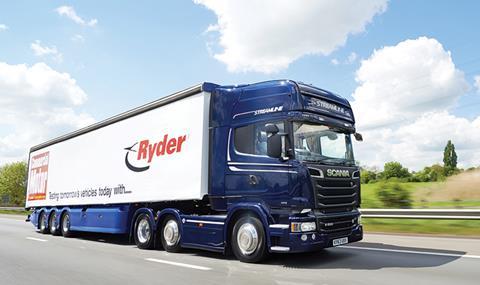 Scania Streamline with Ryder trailer
