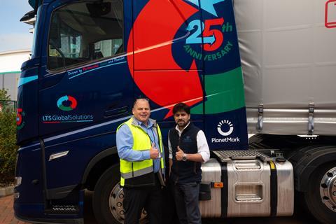 LTS Global Solutions MD Dave Hands with Mirza Baig, global business director.
