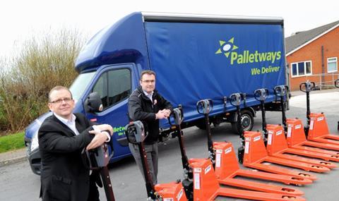 001 Palletways pump truck investment