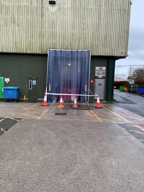 The intake bay where the incident occurred in Callington.